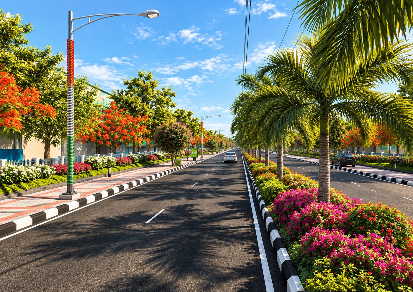 SIPCOT Industrial Park @ Oragadam, landscape view 4