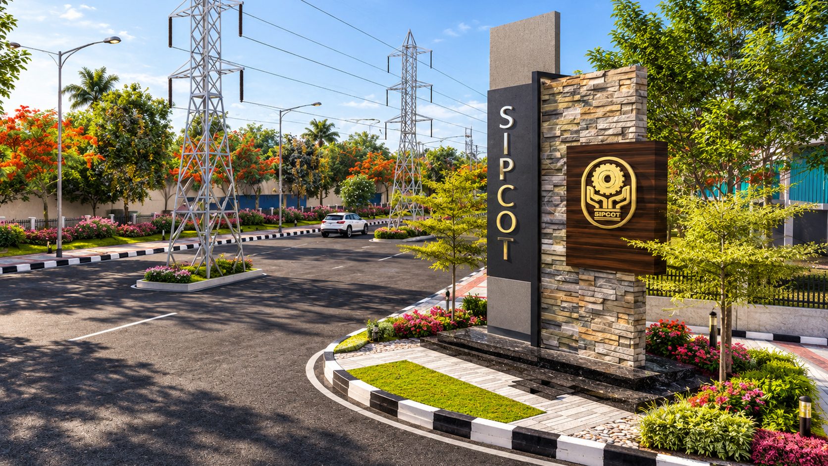 SIPCOT Industrial Park @ Oragadam, Landscape