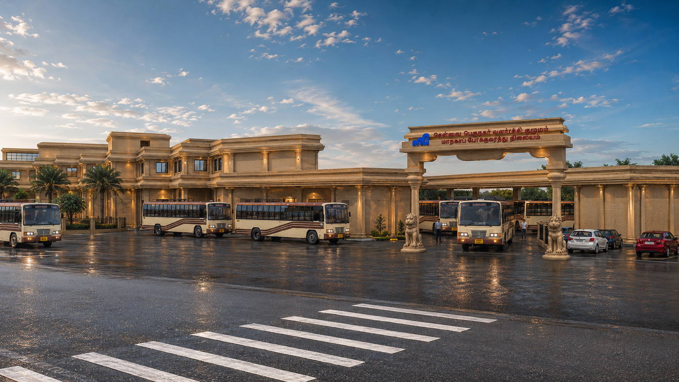 Mamallapuram Bus Stand @ Mahabalipuram