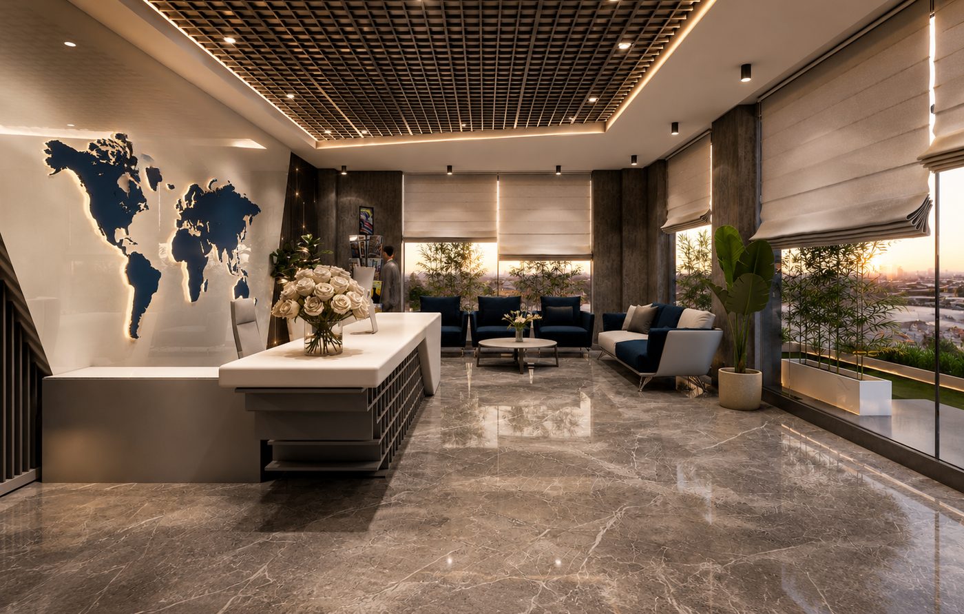 Office @ Oragadam, reception lounge