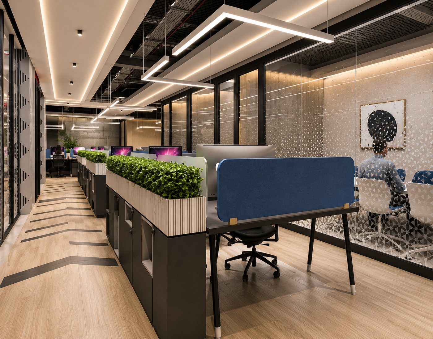 Office @ Oragadam, open workspace