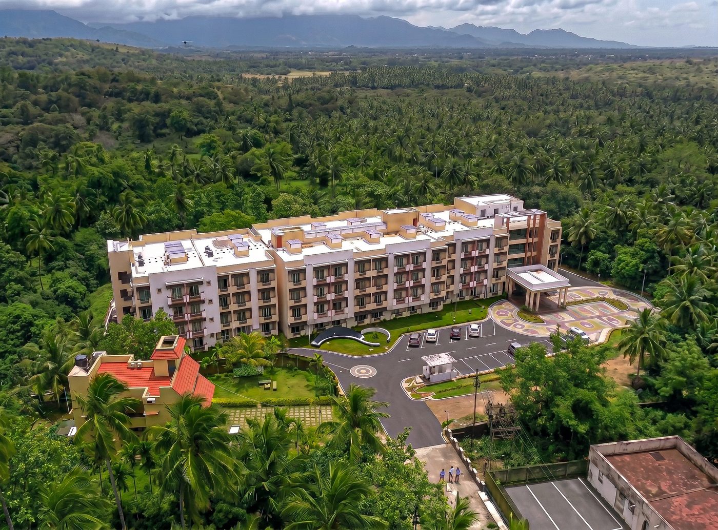 Resort @ Kutralam, aerial view
