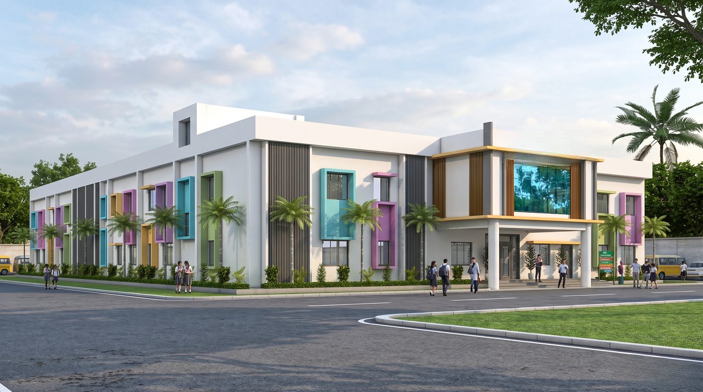 School @ Neyveli, street view