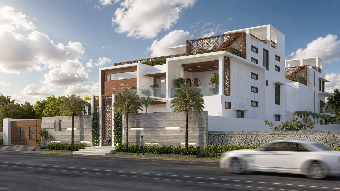 Villa @ Ariyalur, villa day view