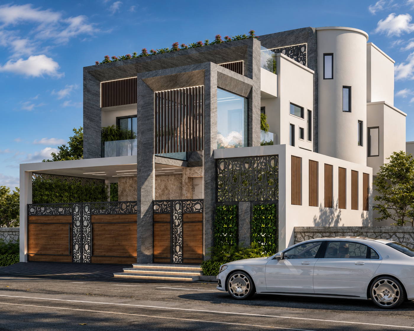 Villa @ Chennai · ECR, day view