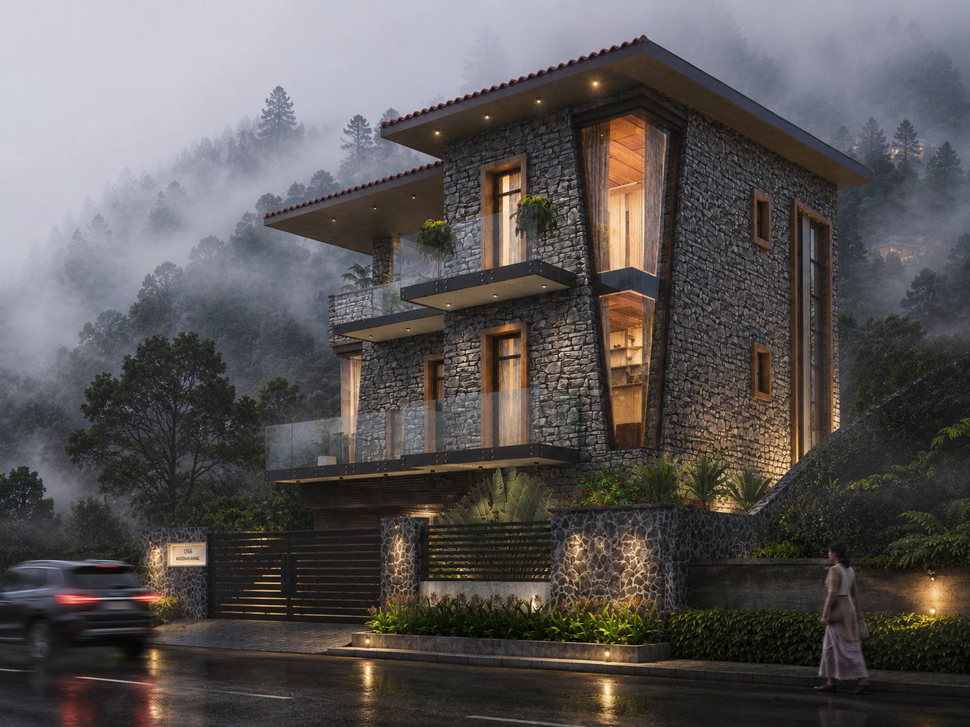 Villa @ Kodaikanal, front view