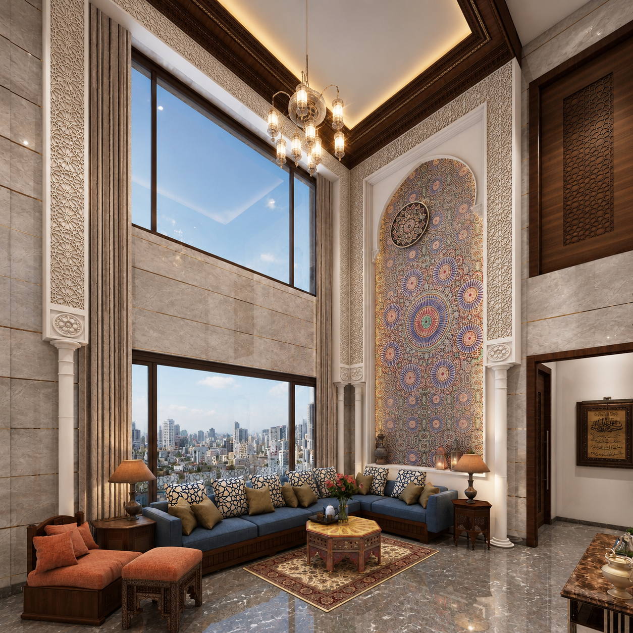 Villa @ Chennai · Kothari Road, ground floor living room