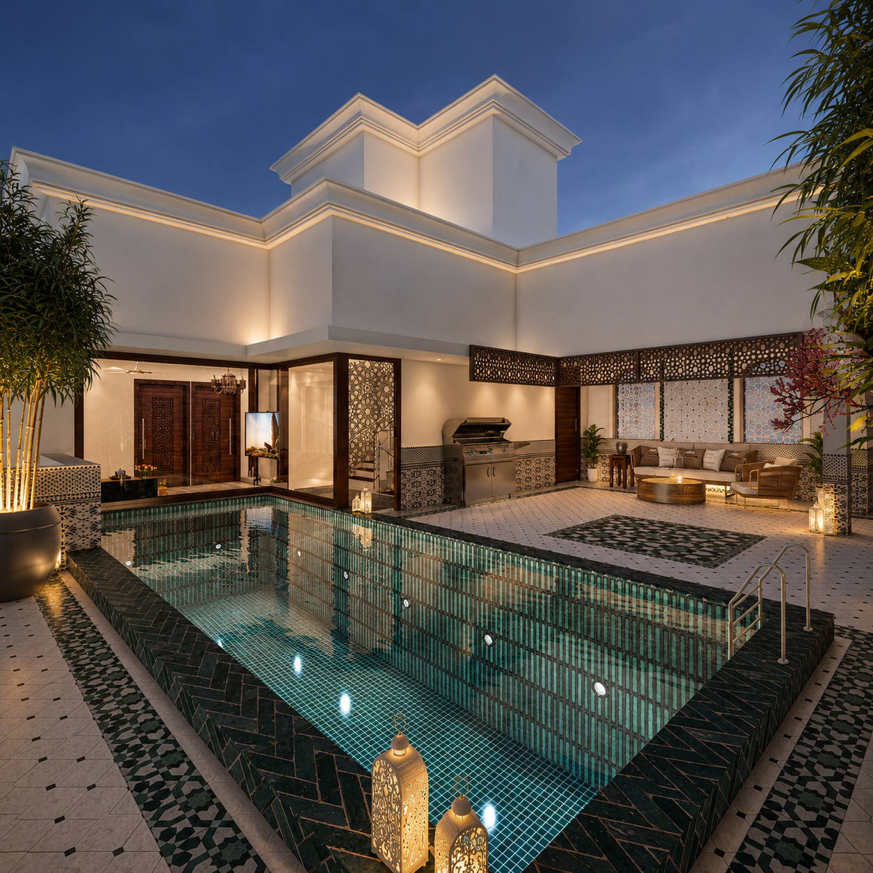 Villa @ Chennai · Kothari Road, swimming pool