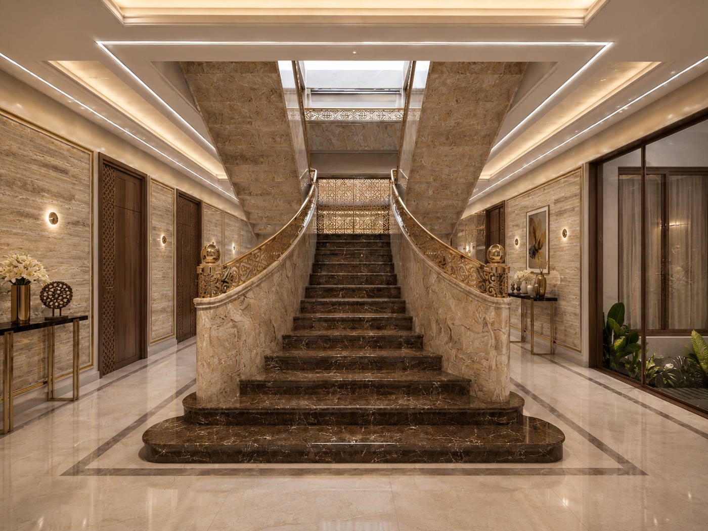 Villa @ Kumbakonam, staircase