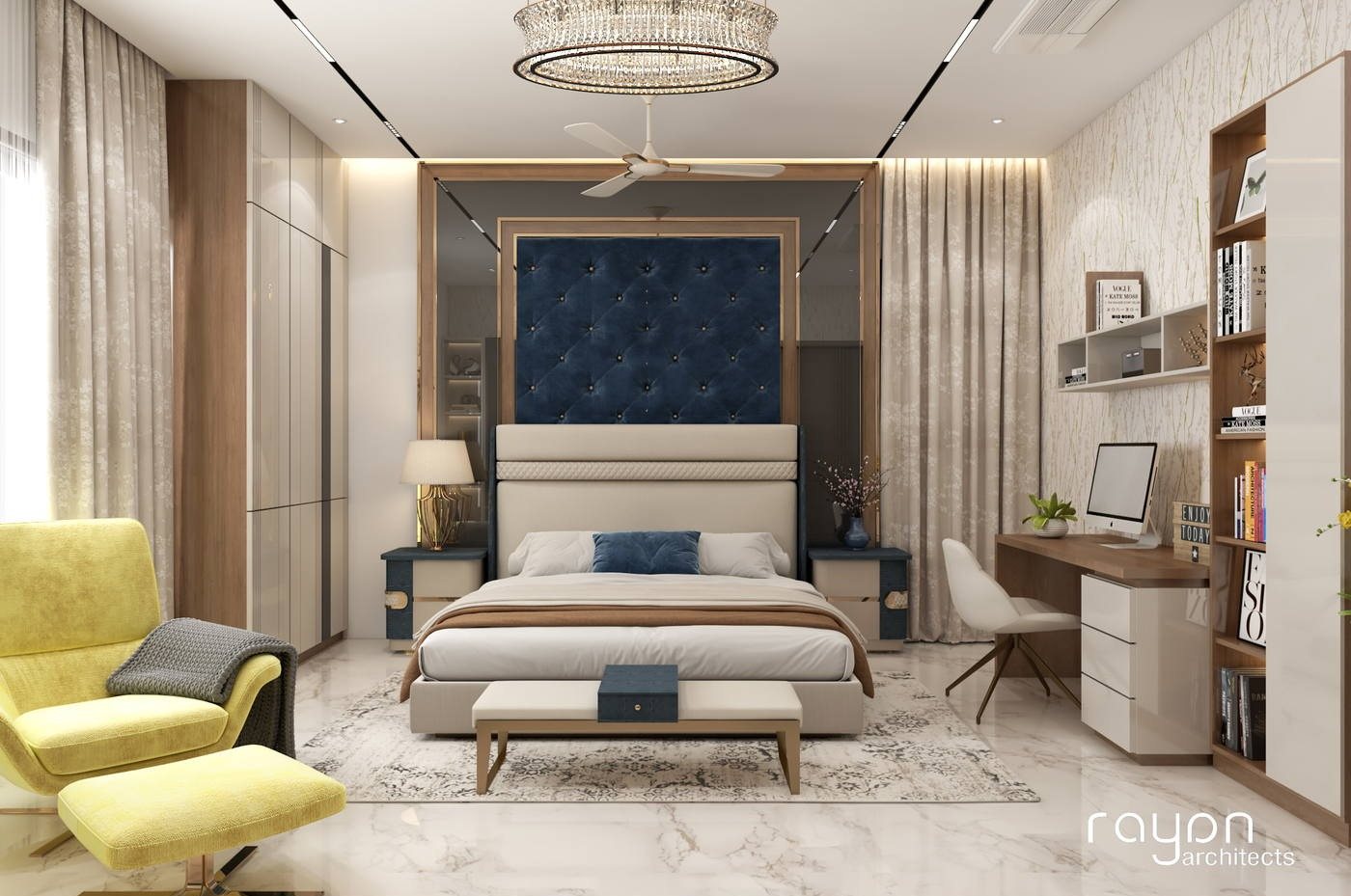 Villa @ Madurai, ground floor master bedroom