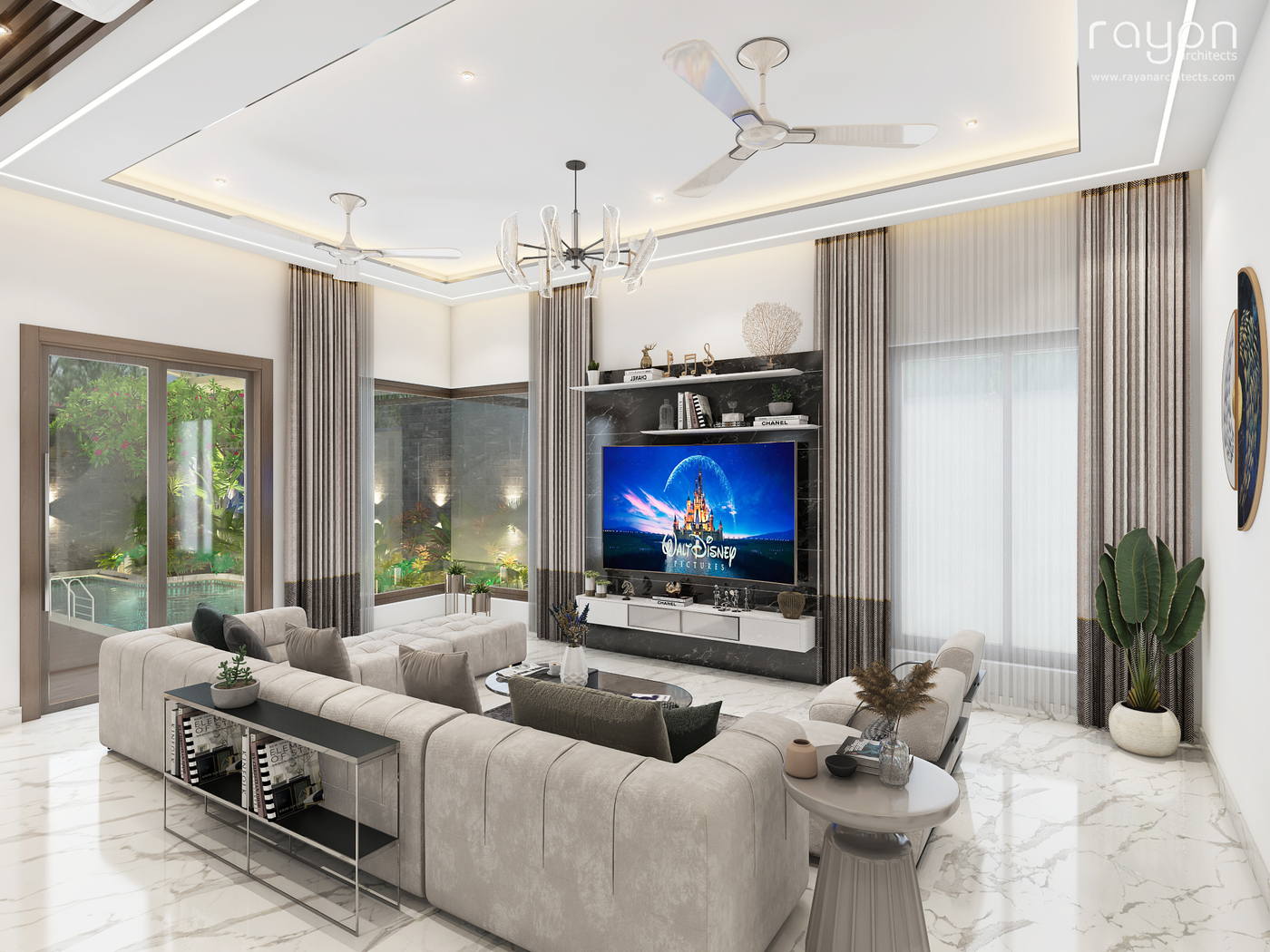 Villa @ Chennai · Palavakkam, ground floor living