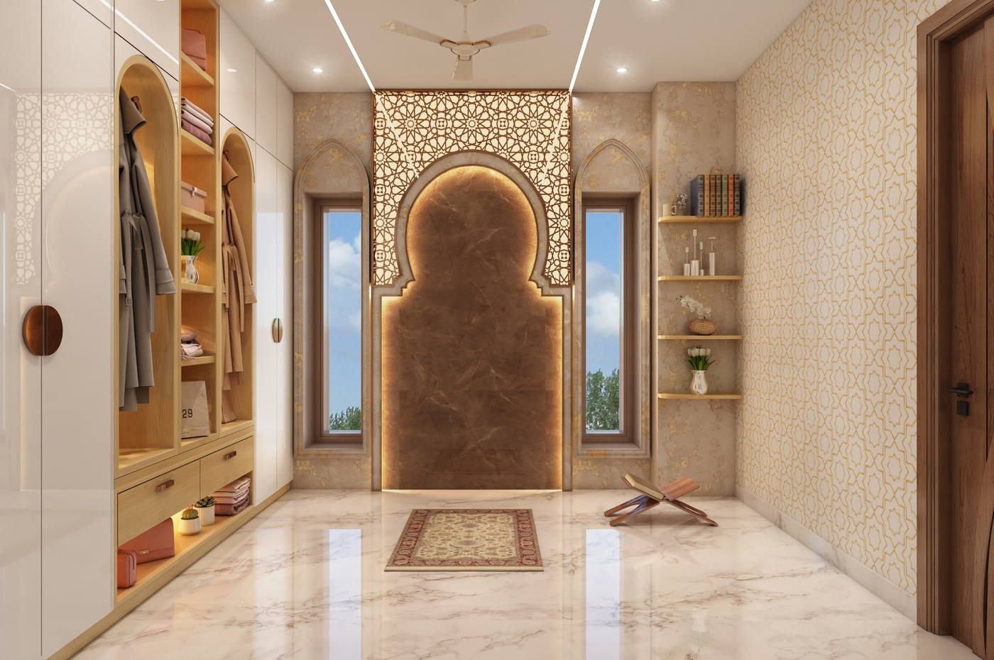 Villa @ Chennai · Seven Wells, prayer room